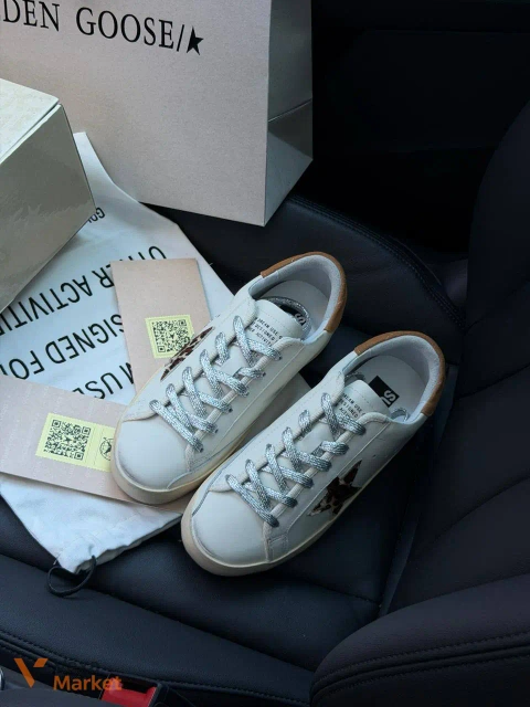 Кросівки Golden Goose Superstar White leo Star