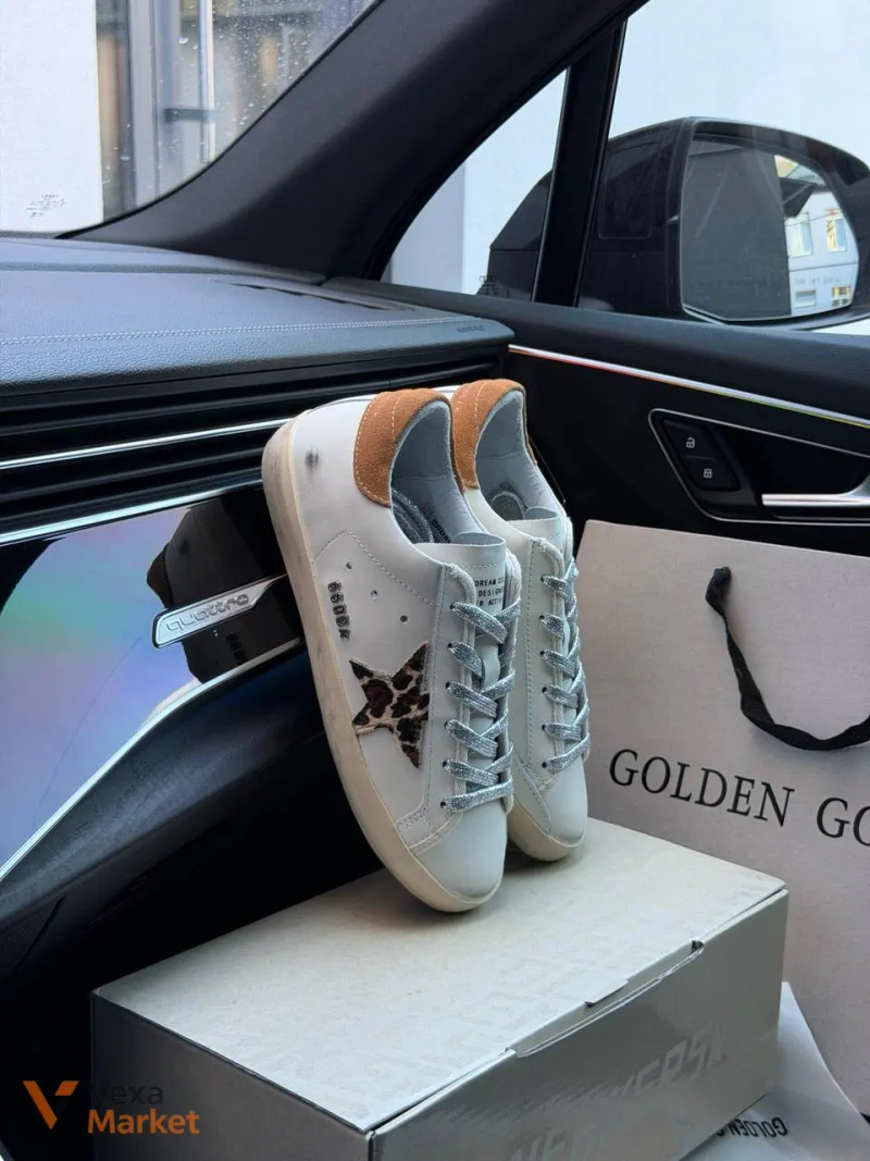 Кросівки Golden Goose Superstar White leo Star — фото 2