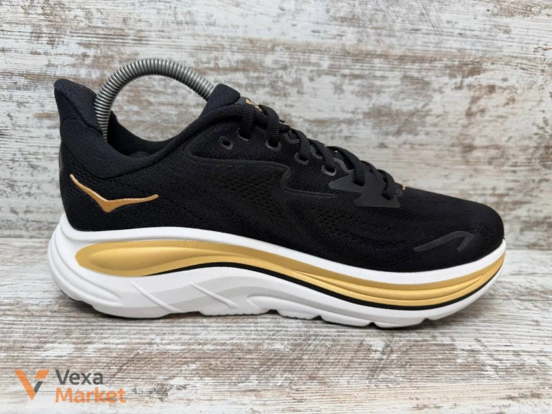 Кросівки Hoka Clifton 10 Black/Gold — фото 2