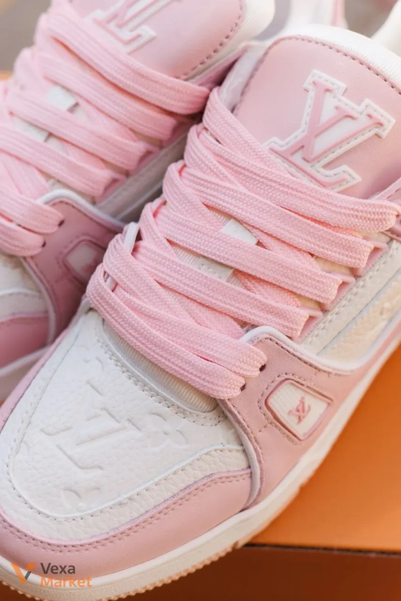 Кросівки Louis Vuitton Trainer White Pink — фото 3