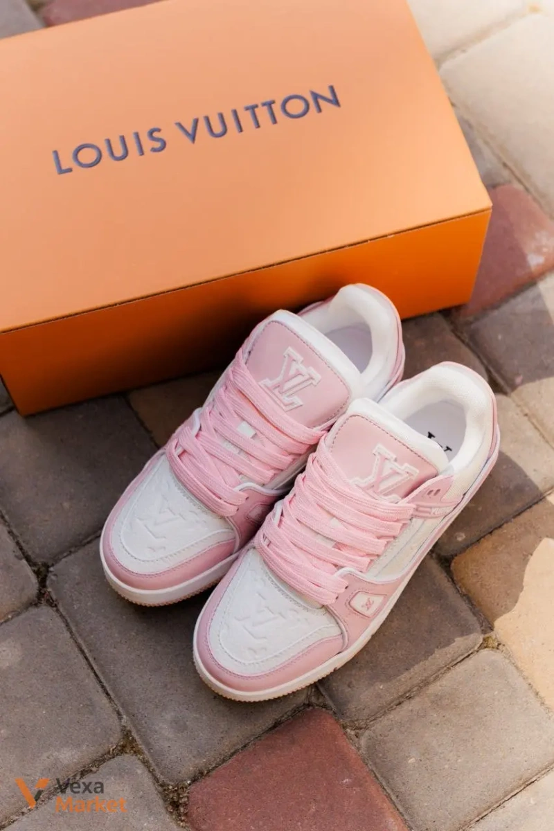 Кросівки Louis Vuitton Trainer White Pink — фото 5