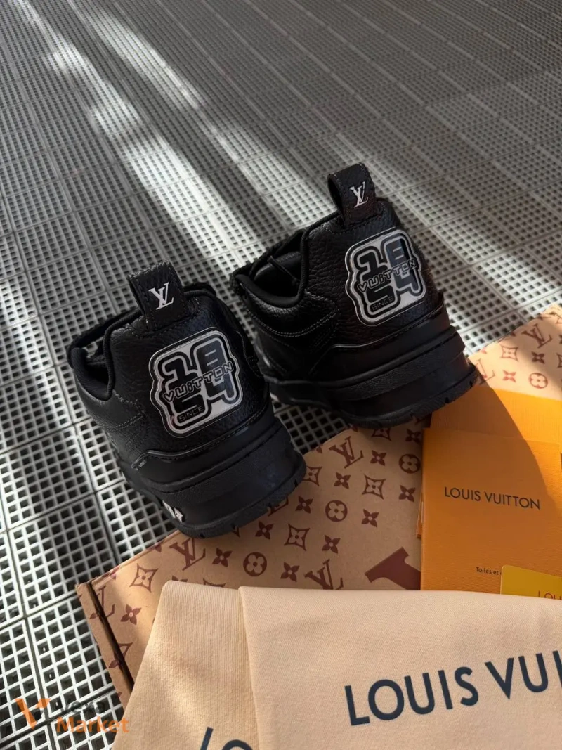 Кросівки LV Skate Oversized Flower Black — фото 3