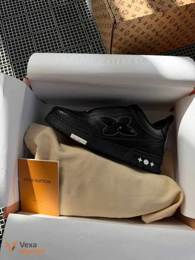 Кросівки LV Skate Oversized Flower Black — фото 8
