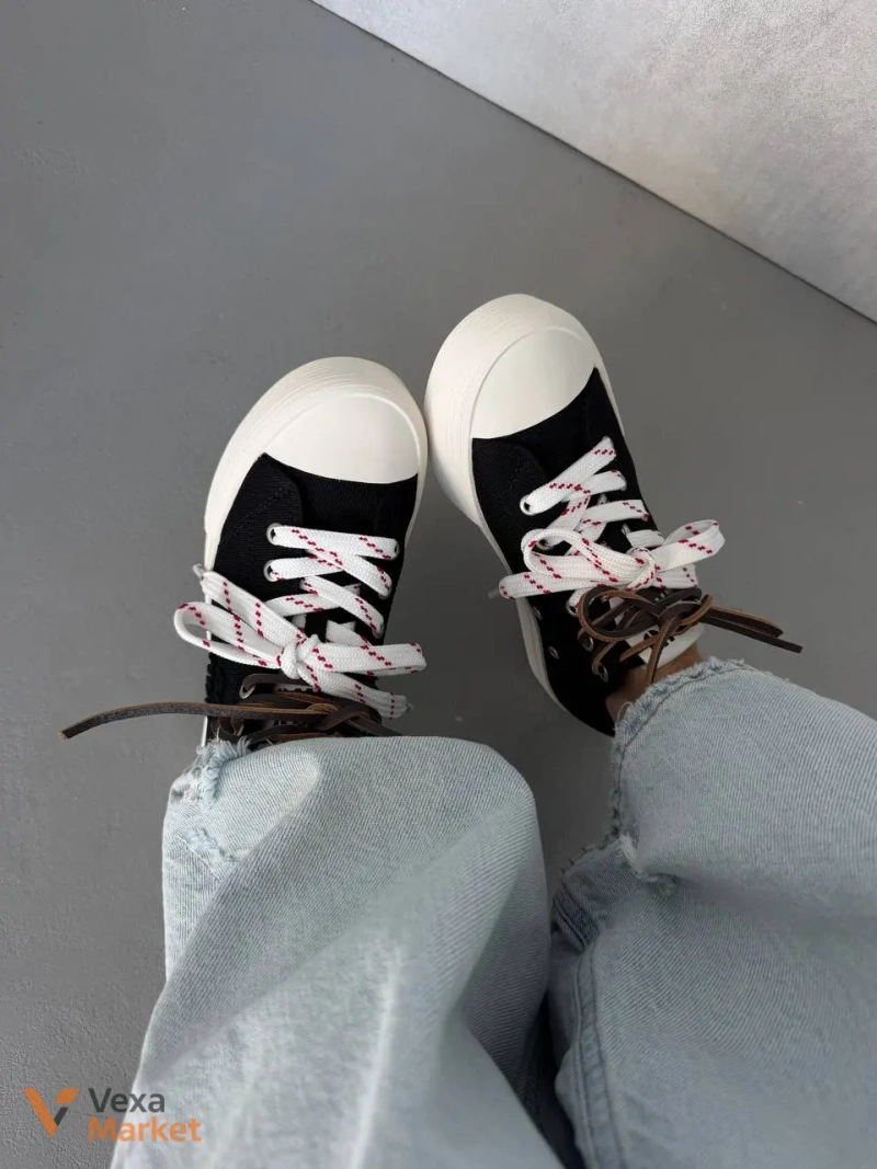Кросівки Miu Miu Washed Denim Black — фото 6