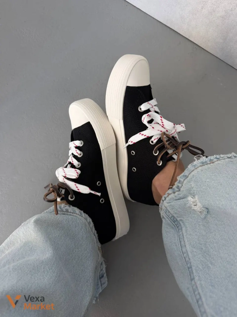 Кросівки Miu Miu Washed Denim Black — фото 8