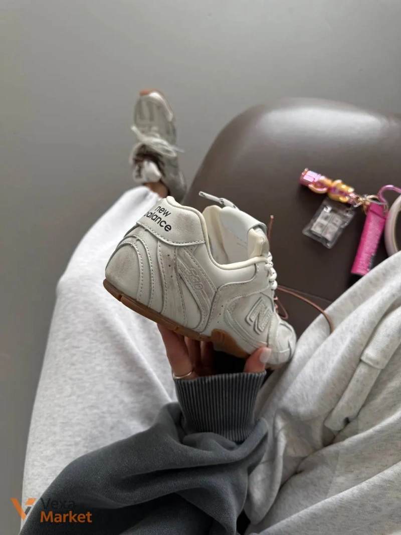Кросівки New Balance 530 x Miu Miu Dirty White шкіряні — фото 4