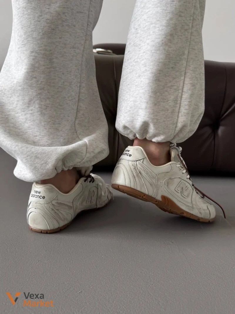 Кросівки New Balance 530 x Miu Miu Dirty White шкіряні — фото 6