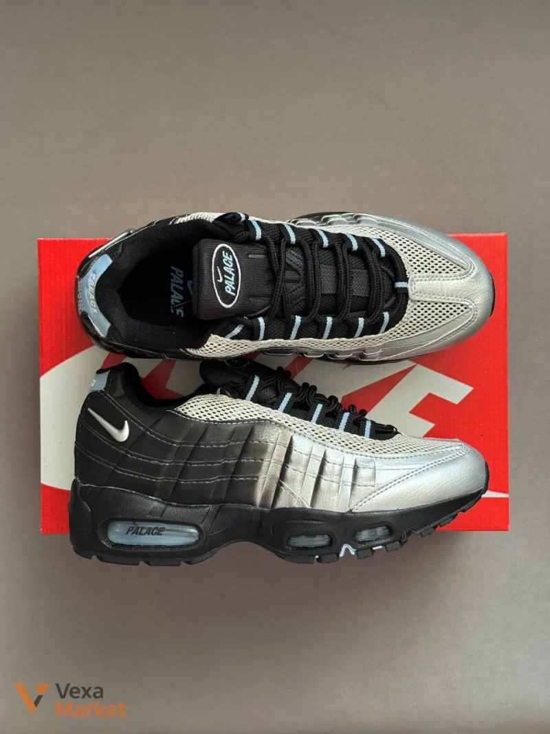 Кросівки Nike Air Max 95 Black 'Big Bubble' x Palace — фото 4