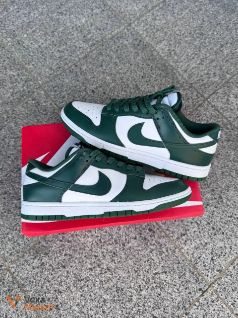 Кросівки Nike Dunk Low Team Green&White