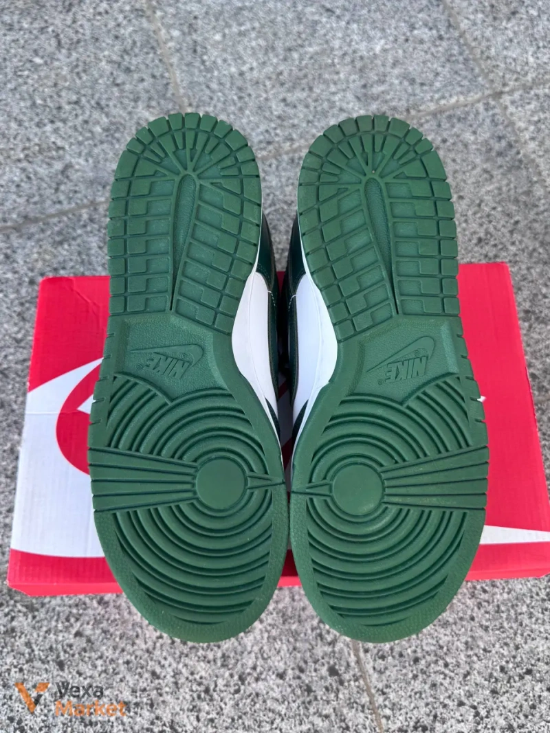 Кросівки Nike Dunk Low Team Green&White — фото 5