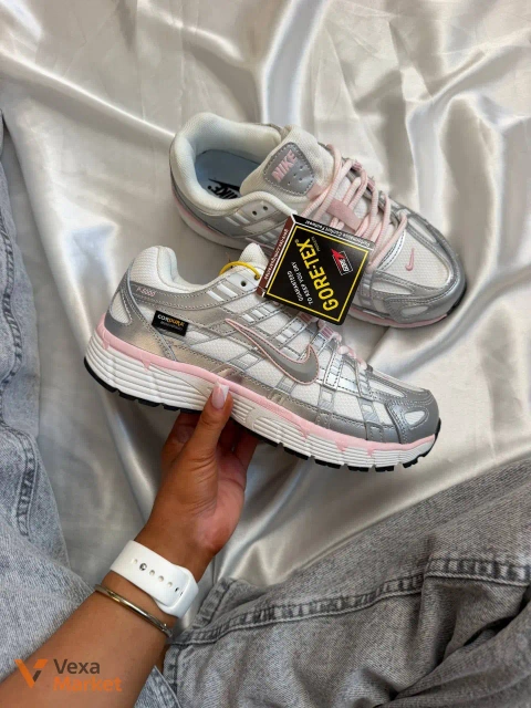 Кросівки Nike P-6000 White Elemental Pink CorDura (вологозахист)