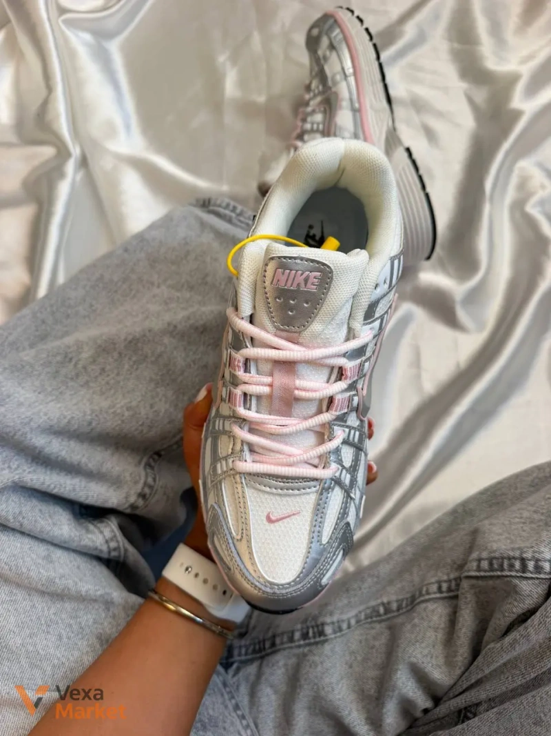 Кросівки Nike P-6000 White Elemental Pink CorDura (вологозахист) — фото 4