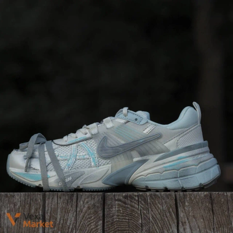 Кросівки Nike Runtekk V2K White Blue Custom