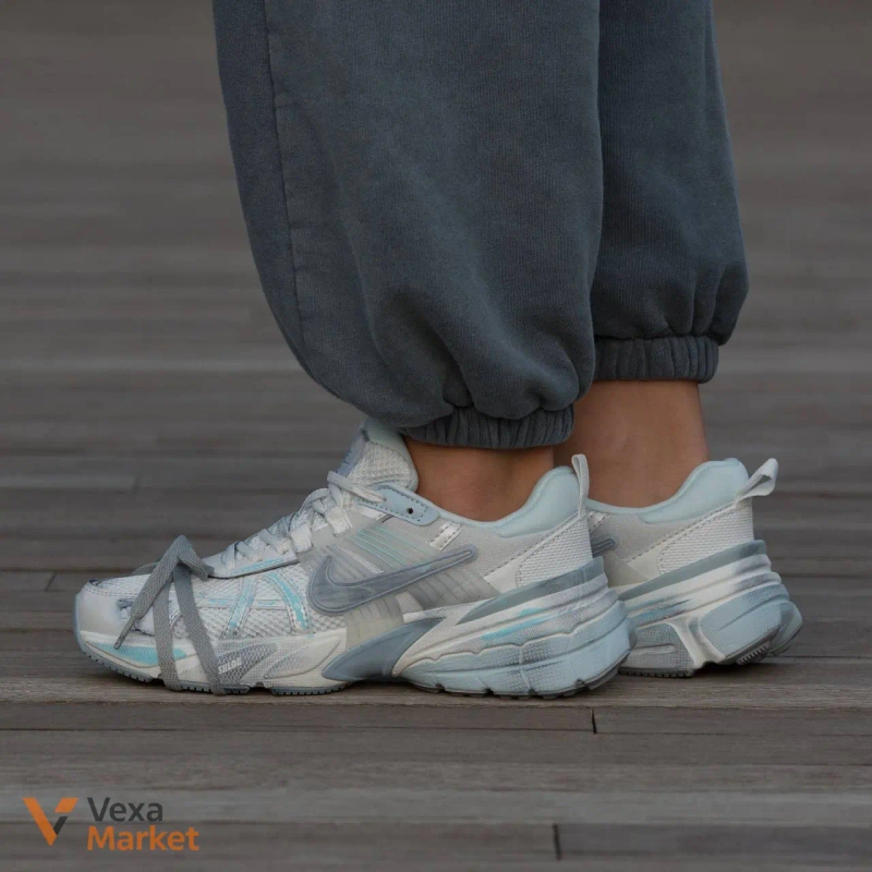 Кросівки Nike Runtekk V2K White Blue Custom — фото 2