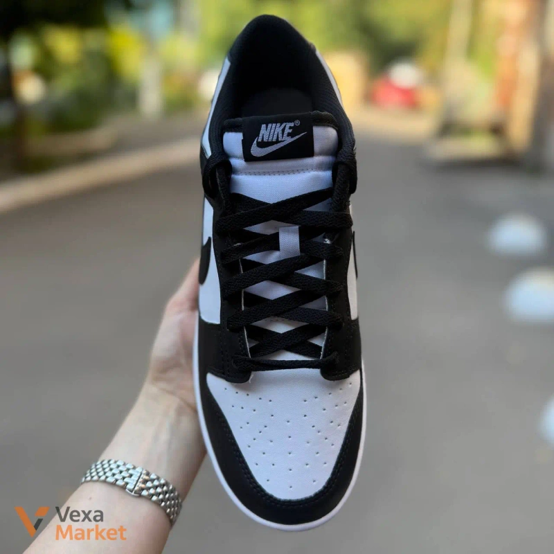 Кросівки Nike SB Dunk Low White Black — фото 2