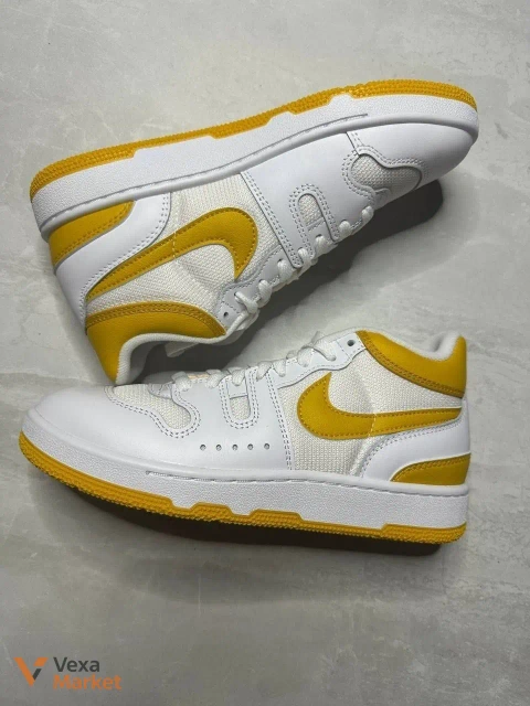 Кросівки Nike шкіряні біло-жовті