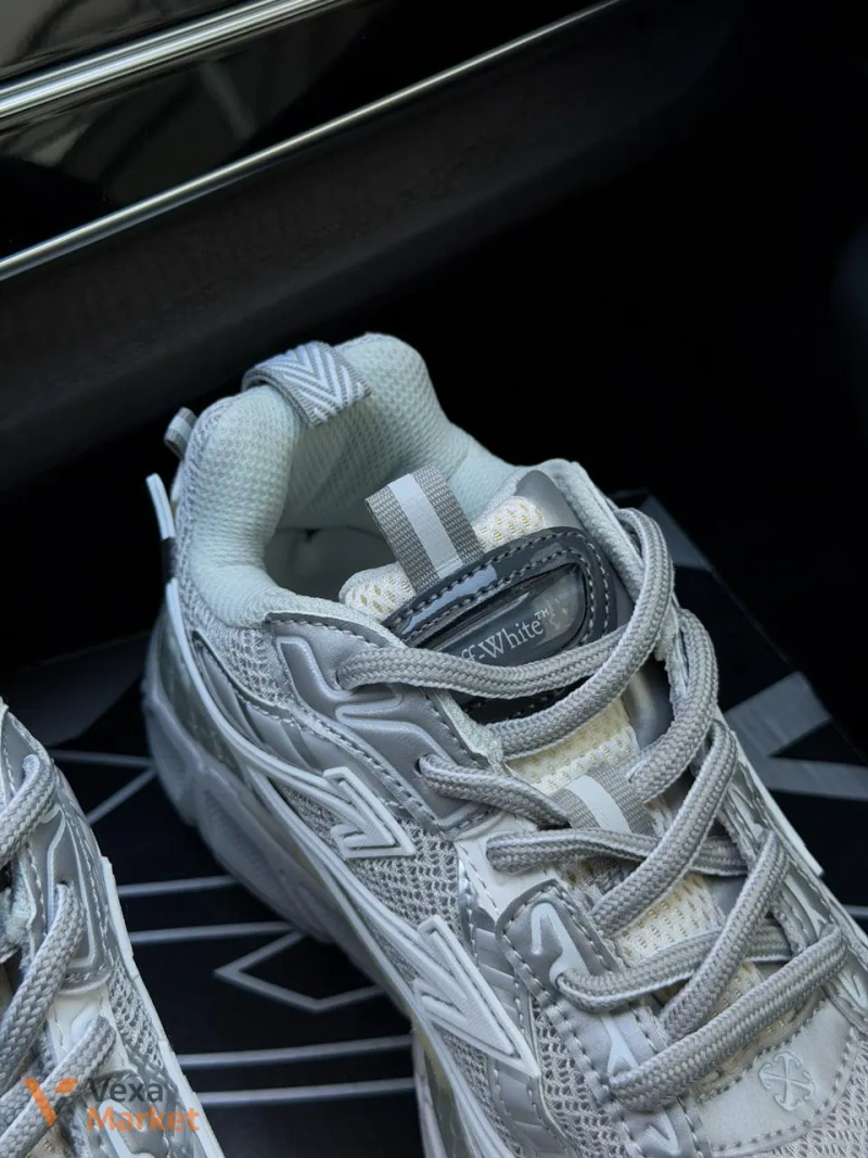 Кросівки Off-White Be Right Back Gray/Silver — фото 2