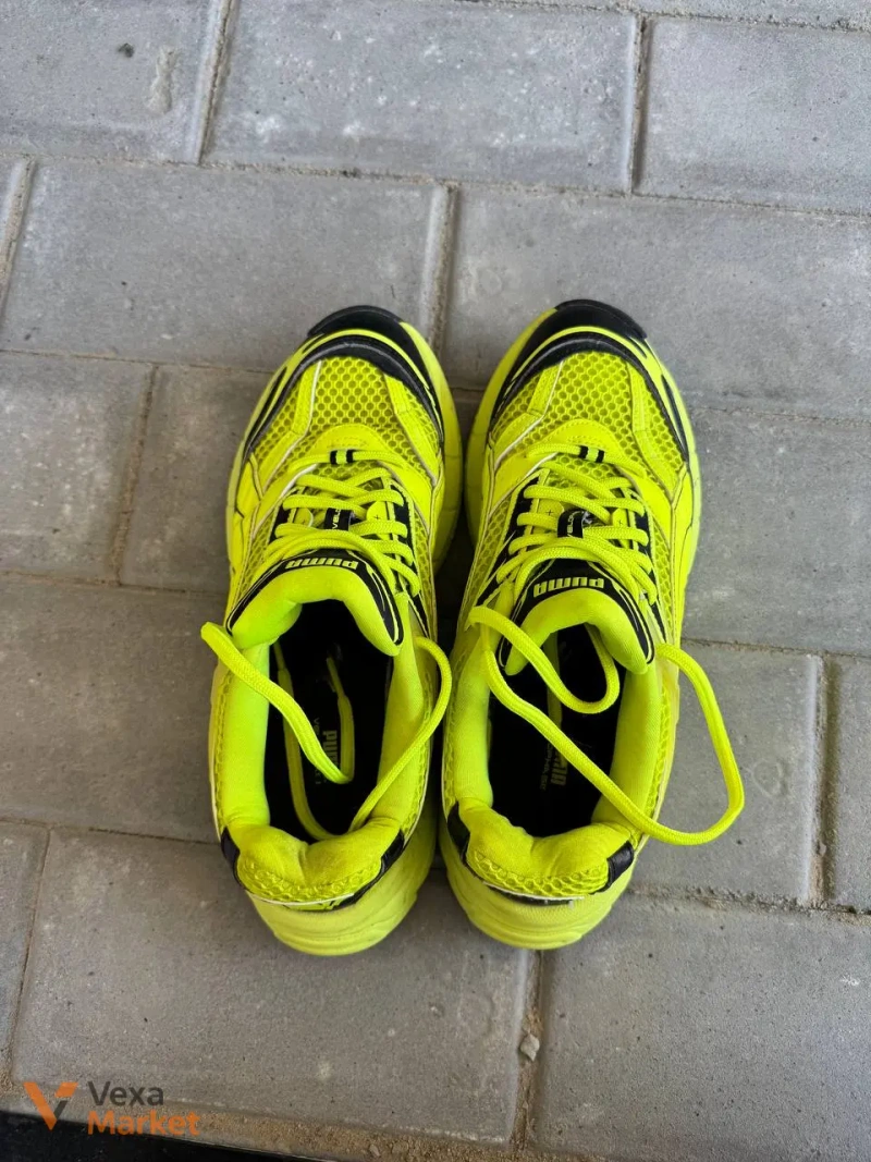 Кросівки PUMA Velophasis Electric Lime / Black — фото 2