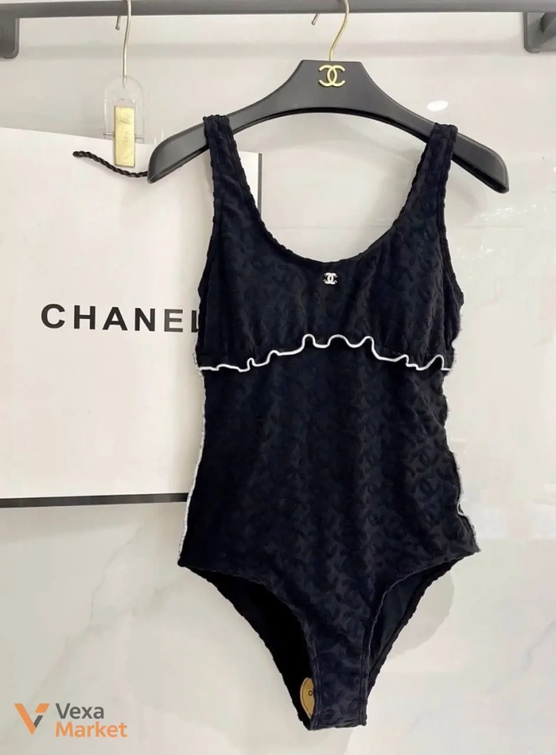 Купальник CHANEL белый женский — фото 4