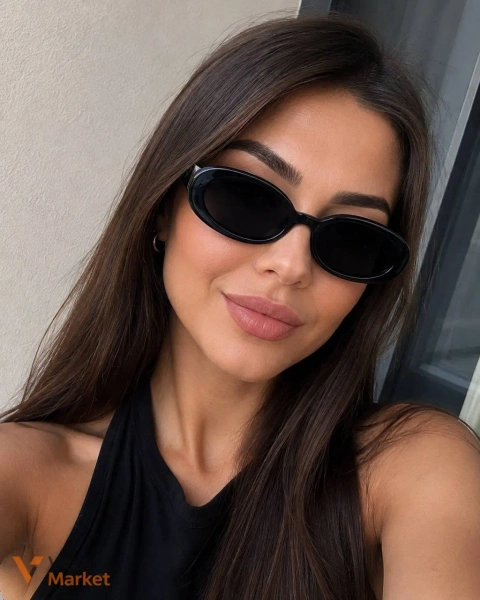 Le Specs Очки солнцезащитные черные