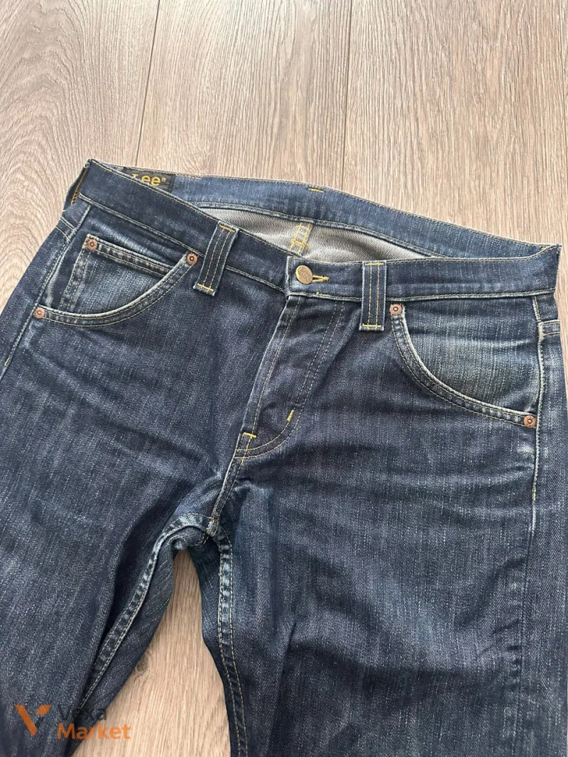 Lee Raw Denim Bootcut Jeans — фото 5