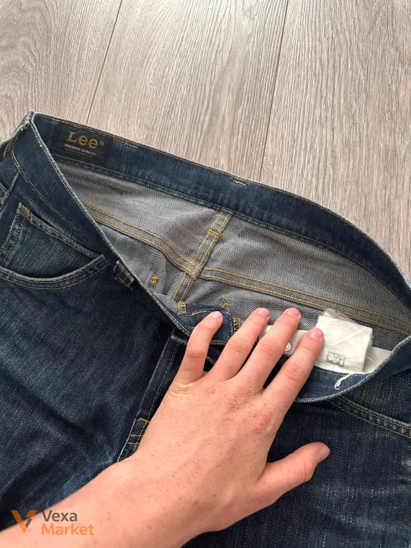 Lee Raw Denim Bootcut Jeans — фото 6
