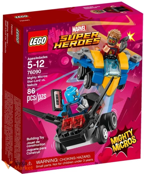 Lego Marvel Super Heroes 76090 Mighty Micros: Star-Lord vs. Nebula