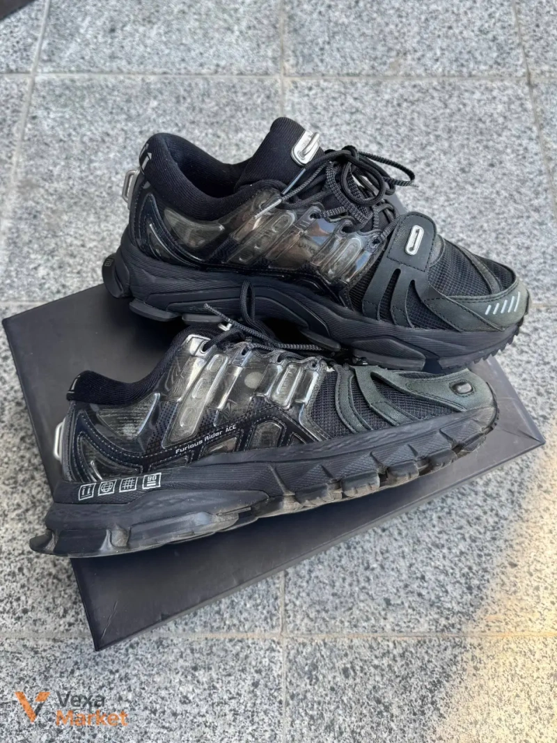 Li-Ning Furious Ride 1.5 Black Sequoia кроссовки мужские 42 размер — фото 4