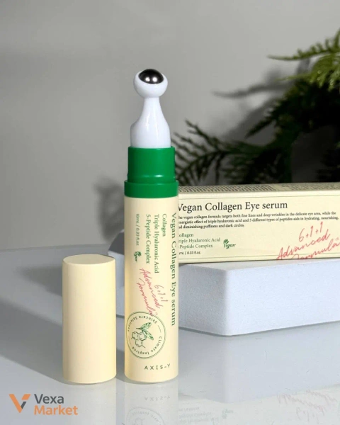 Ліфтинг-сироватка для шкіри навколо очей Axis-Y Vegan Collagen Eye Serum 10 ml