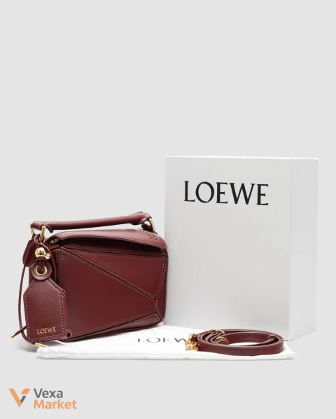 Loewe mini Puzzle сумка з гладкої шкіри