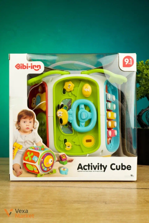 Логічний куб 9 в 1 Bibi-Inn Activity Cube
