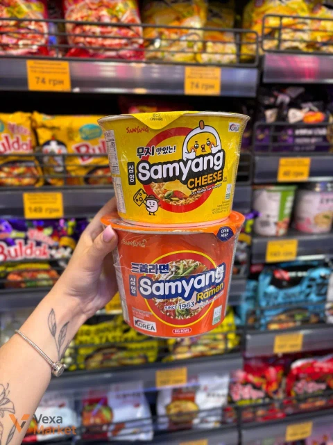 Локшина Samyang Ramen Bowl класична / сирна 115г