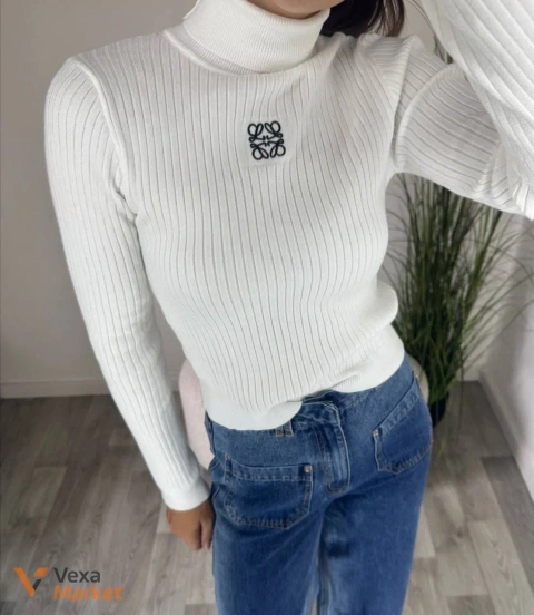Лонг з горловиною Loewe 100% cotton
