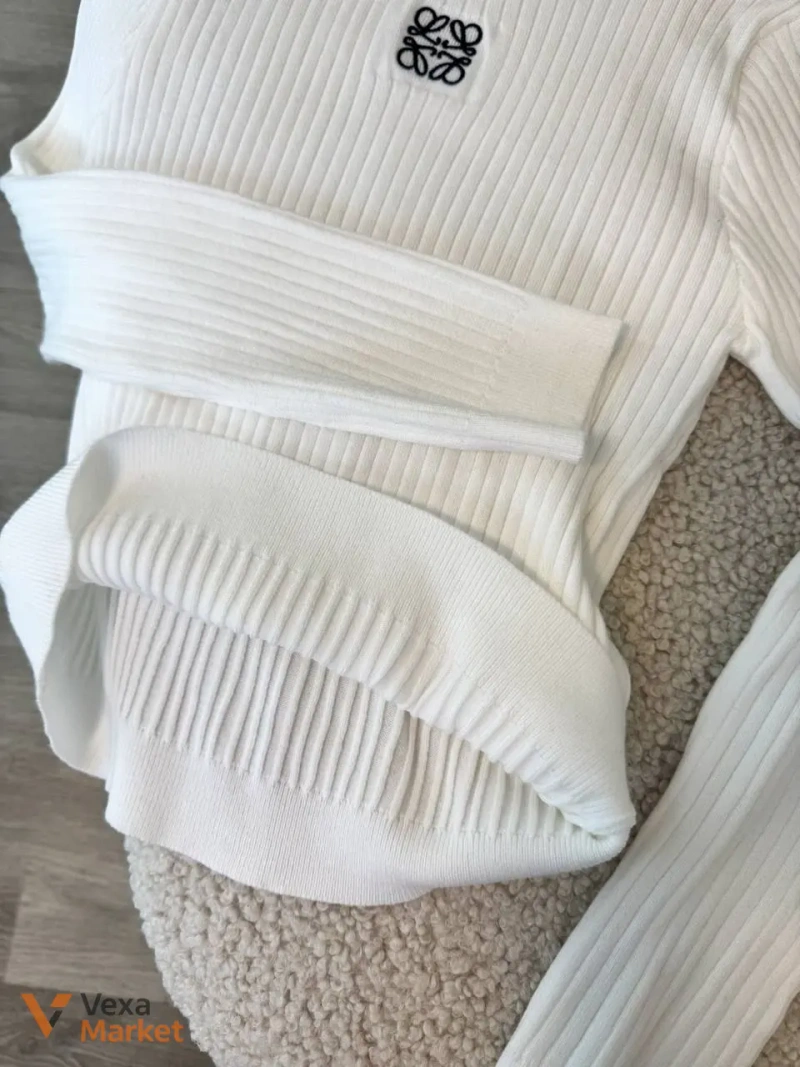 Лонг з горловиною Loewe 100% cotton — фото 4