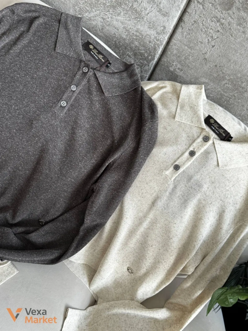 Лонгслів Loro Piana з льону — фото 2