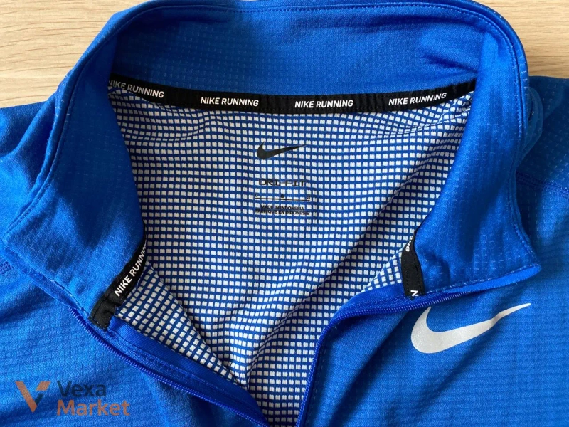 Лонгслів Nike Dri-FIT Pacer 1/2-Zip Running Top синій, розмір L — фото 4