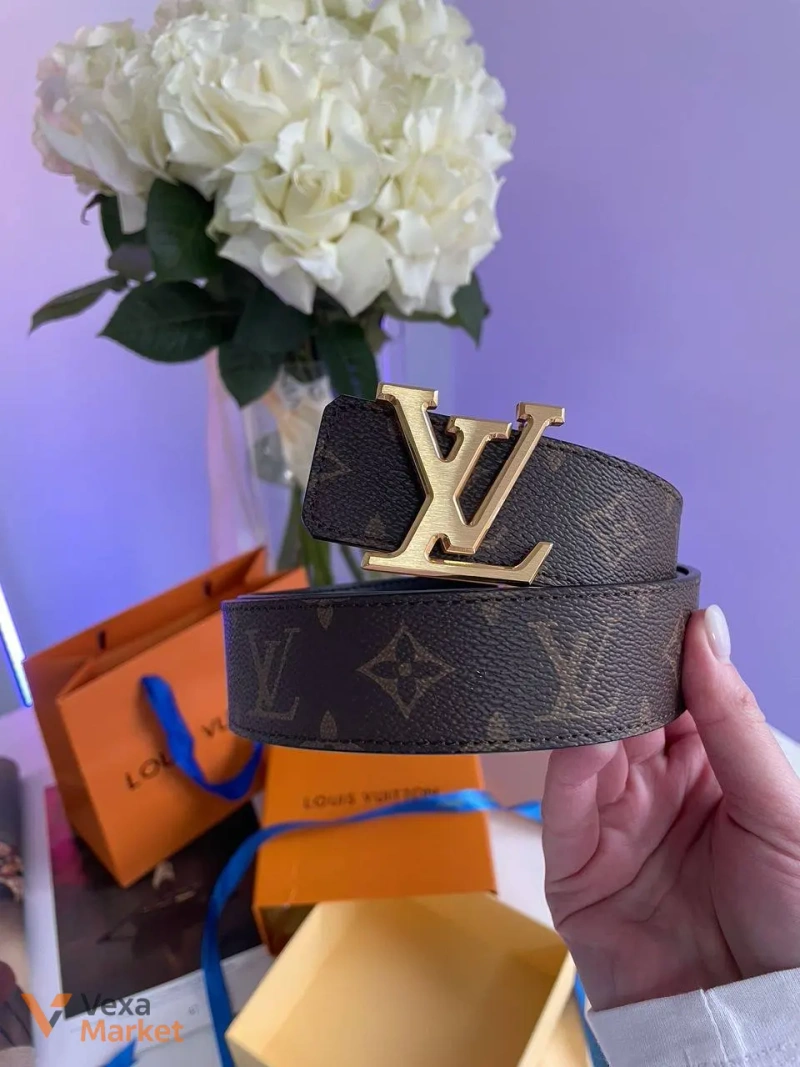Louis Vuitton Iconic 35 mm Belt Gold — фото 4