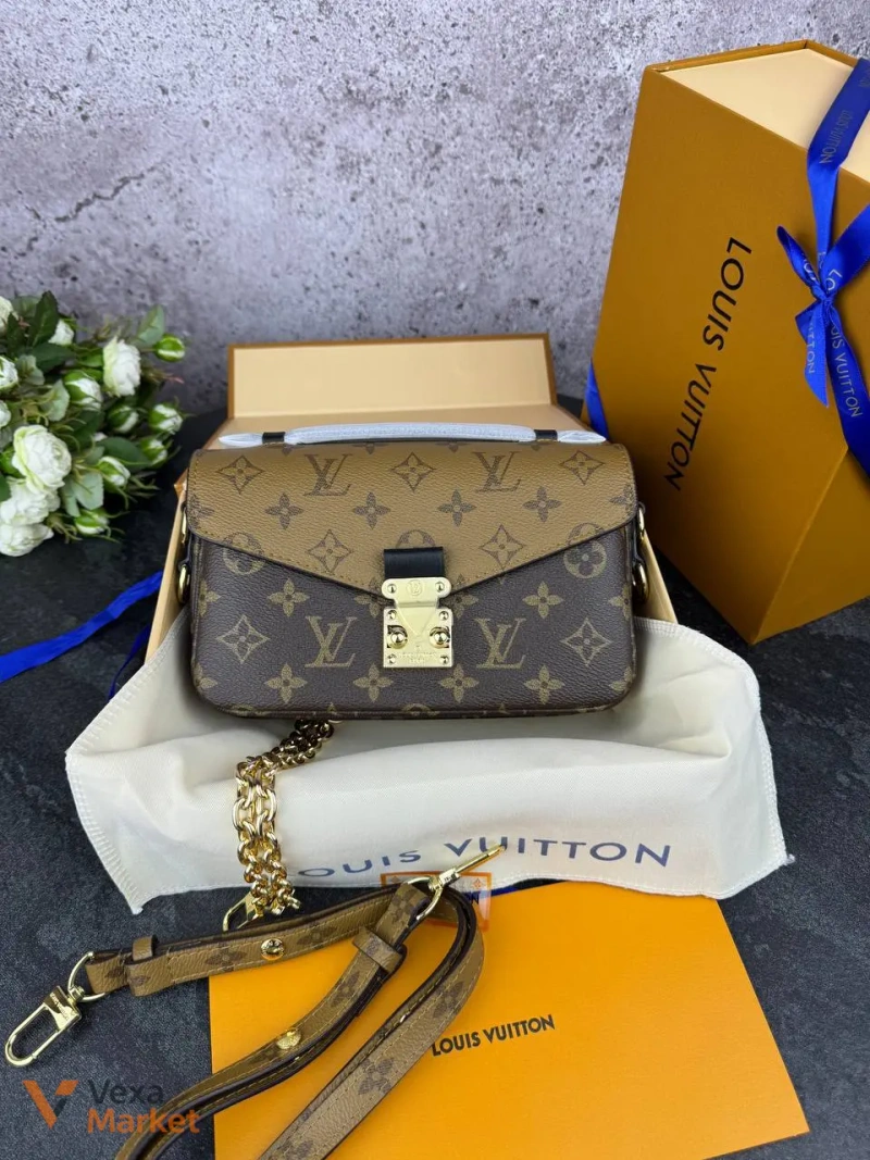 Louis Vuitton Metis сумка шкіра/канва — фото 6