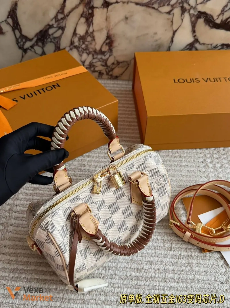 Louis Vuitton Speedy сумка натуральна шкіра — фото 3