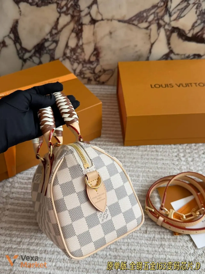 Louis Vuitton Speedy сумка натуральна шкіра — фото 4