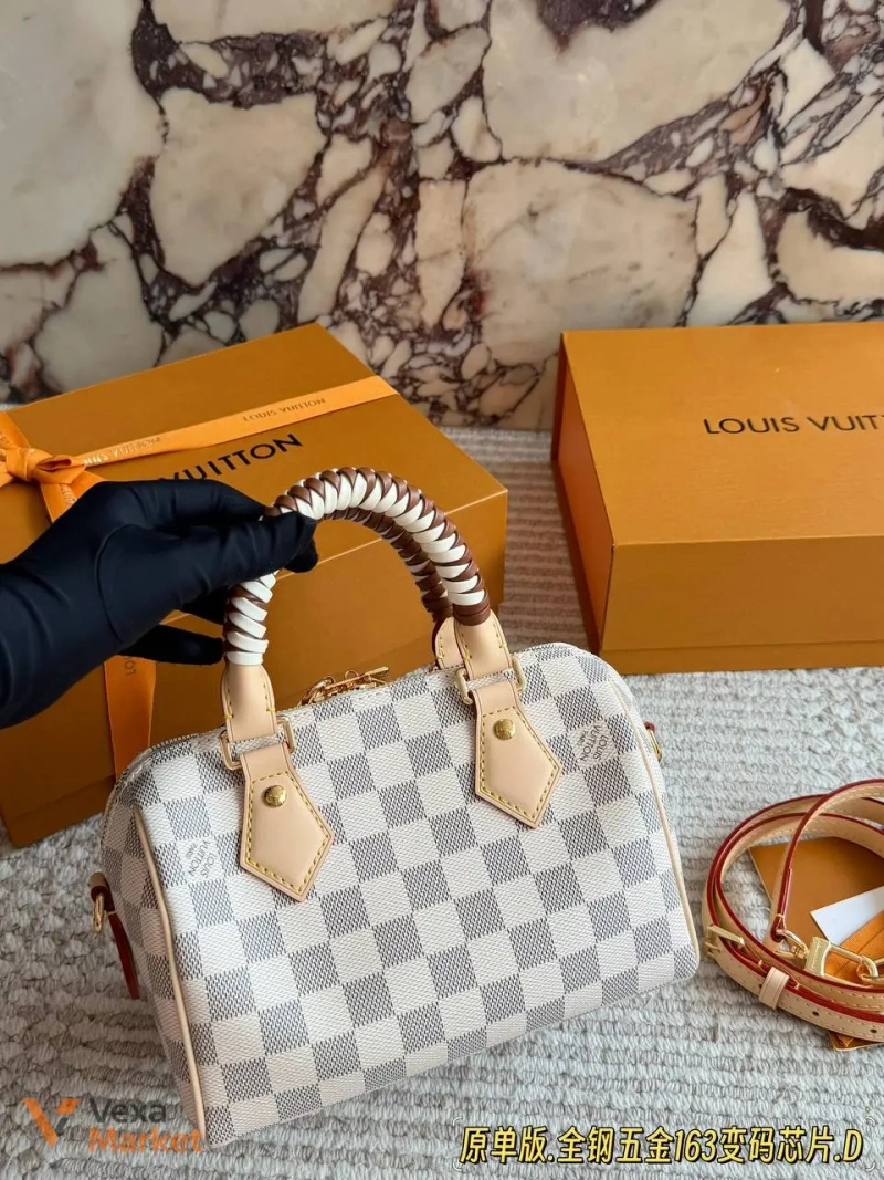 Louis Vuitton Speedy сумка натуральна шкіра — фото 5