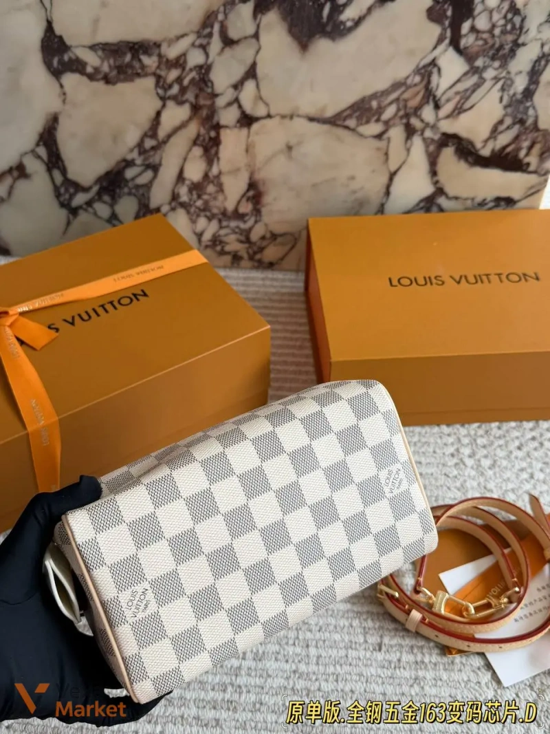 Louis Vuitton Speedy сумка натуральна шкіра — фото 6