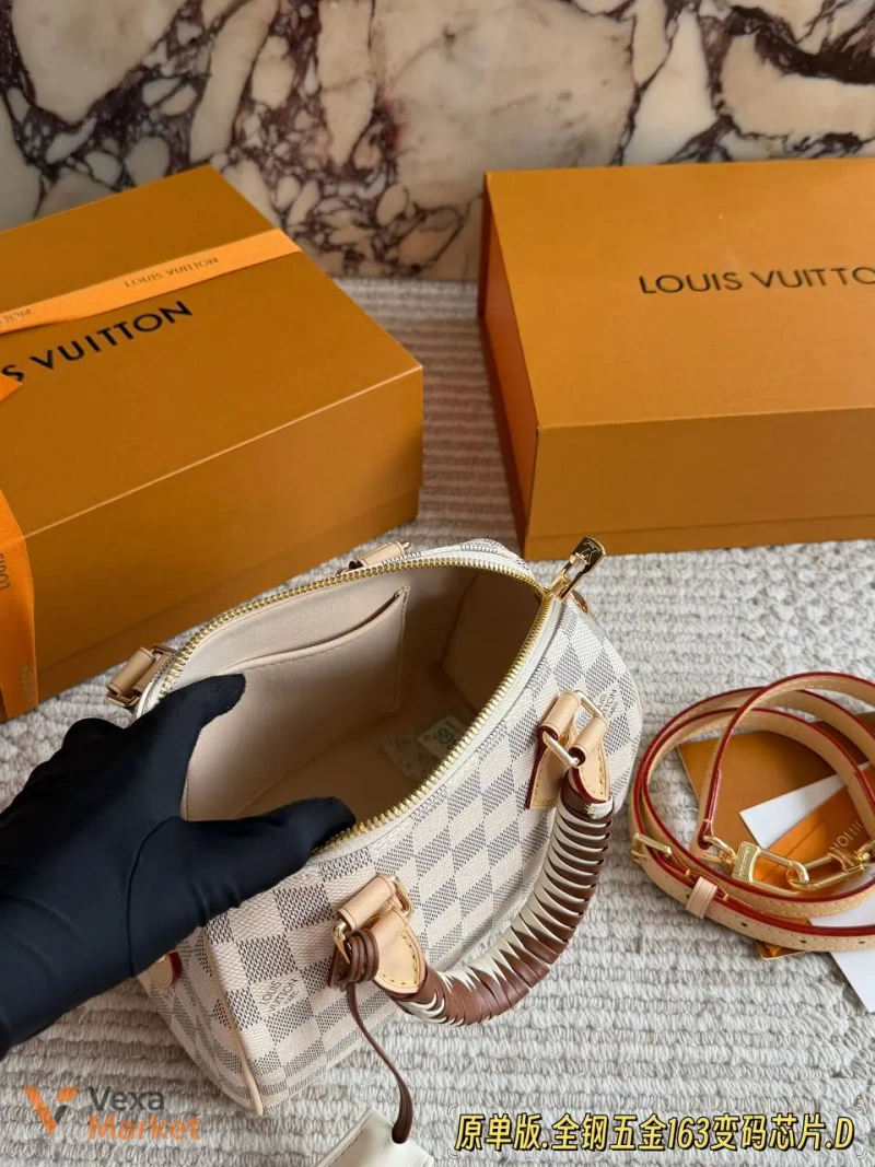 Louis Vuitton Speedy сумка натуральна шкіра — фото 7