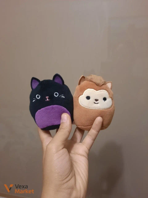 М'які іграшки брелоки Squishmallows, цуценята, ведмедики