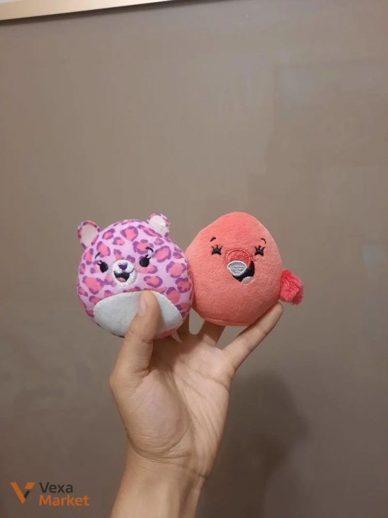 М'які іграшки брелоки Squishmallows, цуценята, ведмедики — фото 3