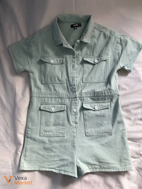 М'ятний джинсовий комбінезон Missguided UK 10 / EUR 38 / S