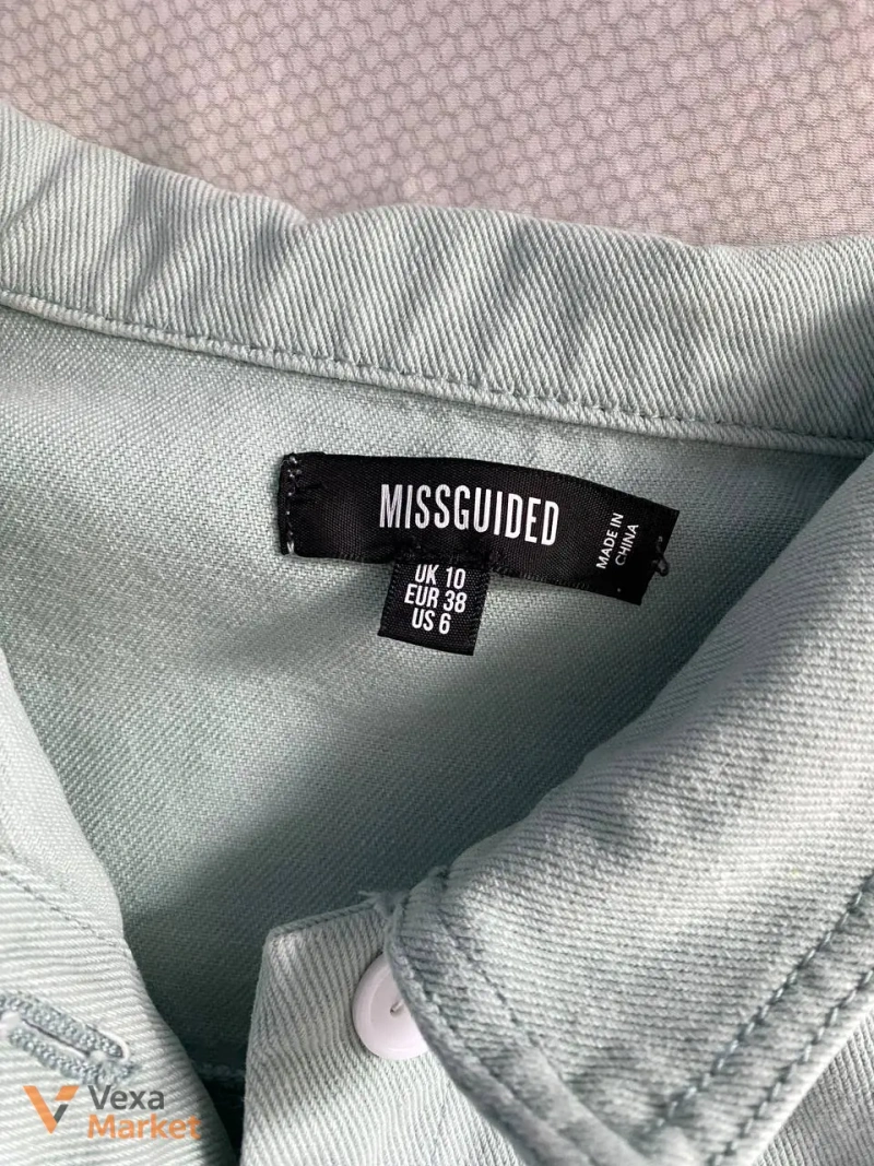 М'ятний джинсовий комбінезон Missguided UK 10 / EUR 38 / S — фото 3