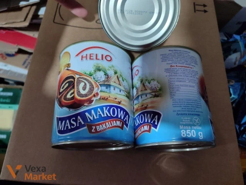 Макова маса Helio з шматочками сухофруктів 850 г
