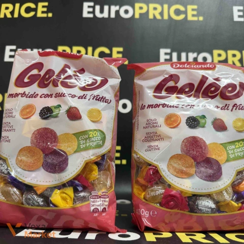 Мармеладні цукерки Dolciando Gelee's (натуральний сік) 400г