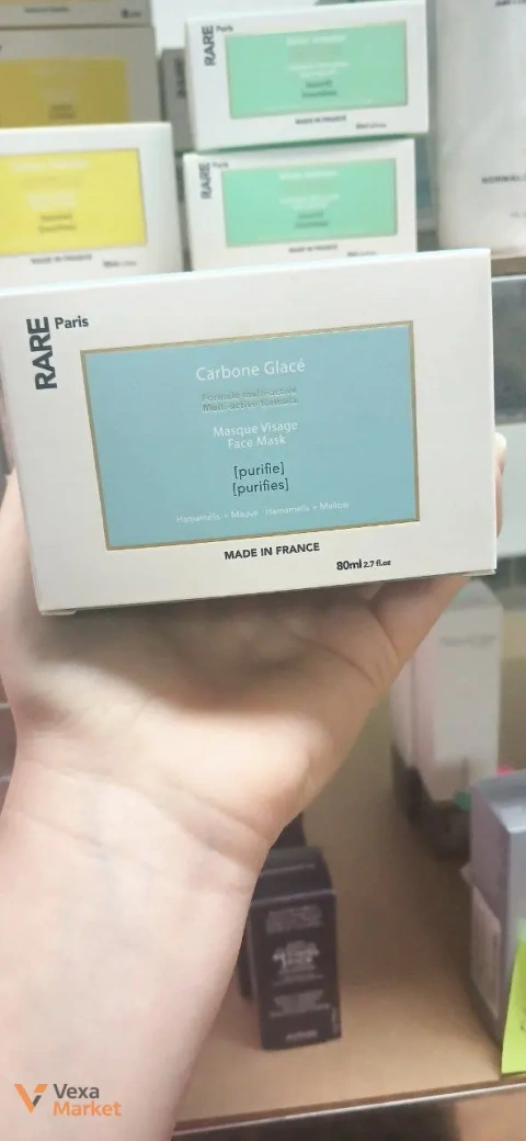Маска для глибокого очищення шкіри обличчя RARE Paris Carbone Glacé Creamy Face Mask, 80 мл